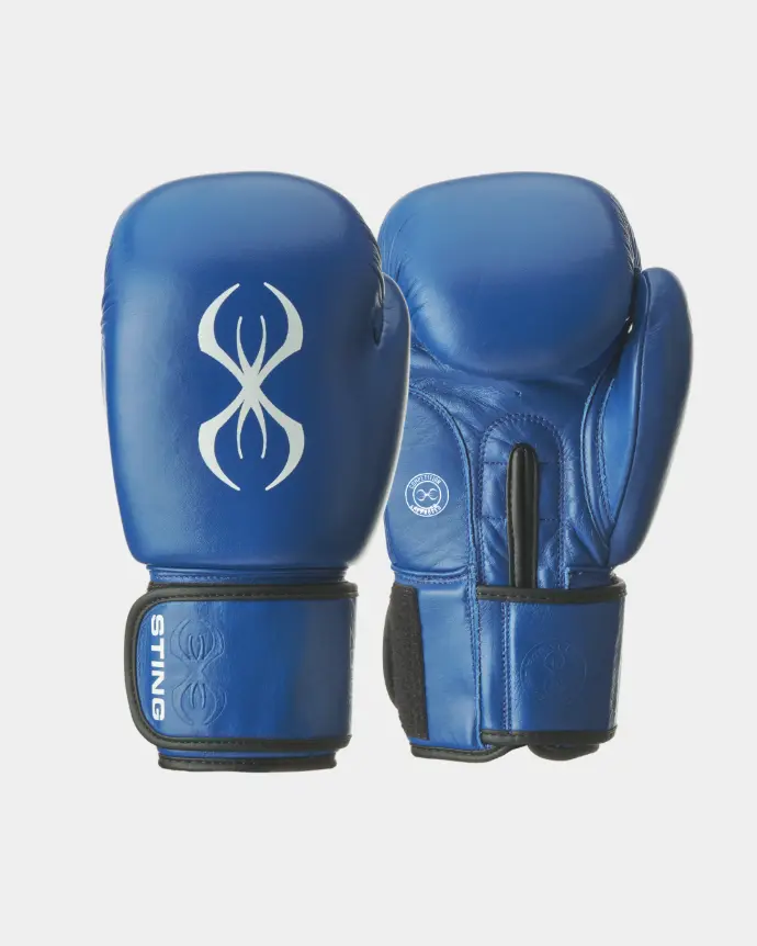 Sting Competition Approved Boxing Gloves Blue